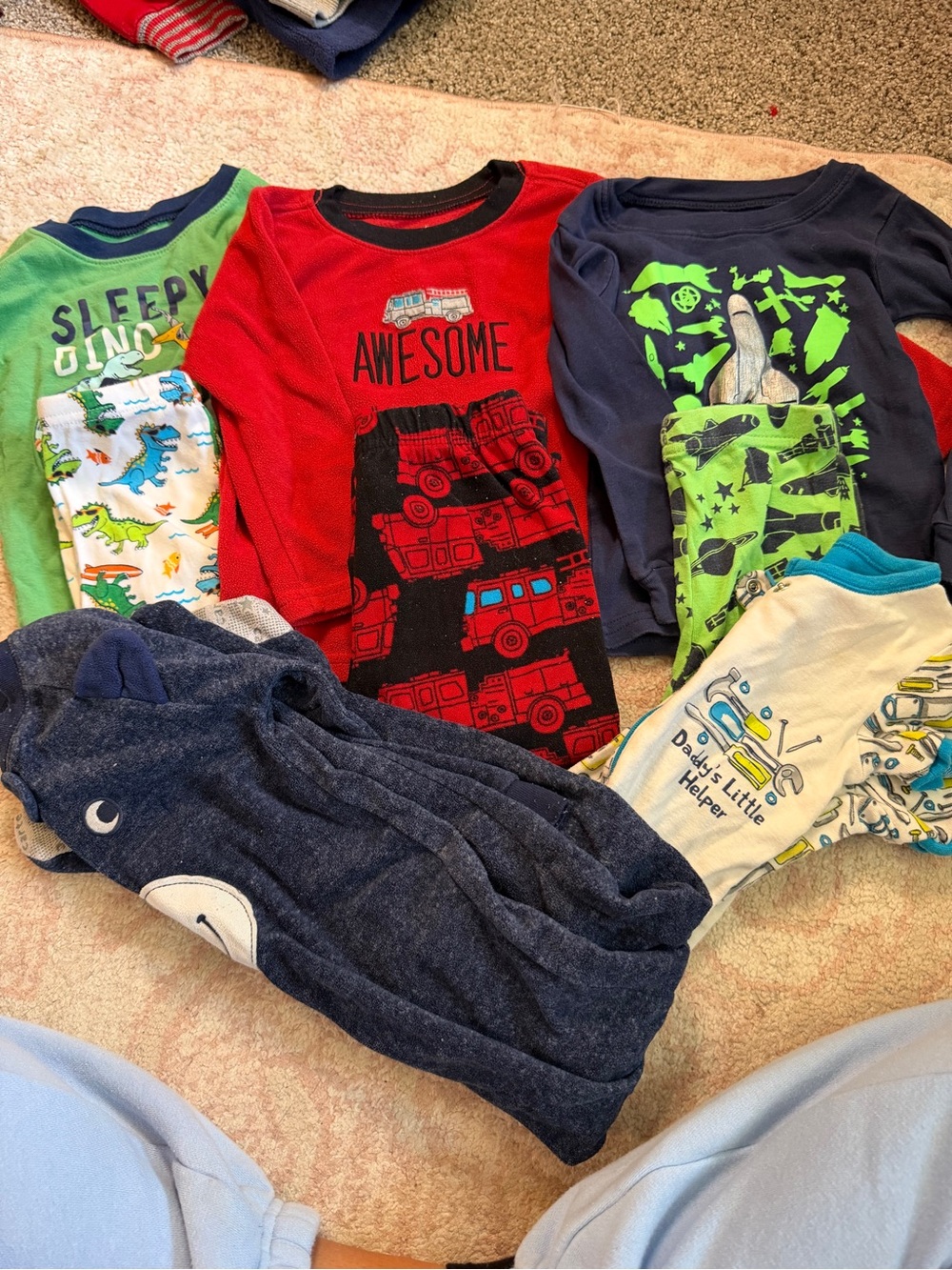 Toddler Boy 2T Pajamas Bundle